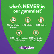 Load image into Gallery viewer, Vitafusion Extra Strength Biotin Gummy Vitamins, Blueberry Flavored Biotin Vitamins for Hair, Skin and Nails, 100 Count vitafusion 超強生物素軟糖維生素,藍莓味生物素維生素有益於頭髮、皮膚和指甲,100 粒軟糖