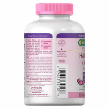 Load image into Gallery viewer, Nature's Bounty Hair, Skin & Nails Rapid Release Softgels, Argan-Infused Vitamin Supplement with Biotin and Hyaluronic Acid, Supports Hair, Skin, and Nail Health for Women, 250 Softgels  頭髮、皮膚和指甲快速釋放軟膠囊,摩洛哥堅果注入的維生素補充劑,含生物素和透明質酸,支持女性頭髮、皮膚和指甲健康,250 粒軟膠囊