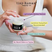 Load image into Gallery viewer, Organic Nipple Cream, Nipple Crack Lanolin Free Nipple Butter, Balm for Breastfeeding Mothers, No Need to Wash Off, Safe for Baby and Mama 有機乳頭霜,不含羊毛脂,適合母乳喂養的母親使用,無需清洗,嬰兒和媽媽都可以安全使用