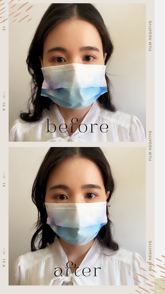 How to wear a mask that can make your face look smaller