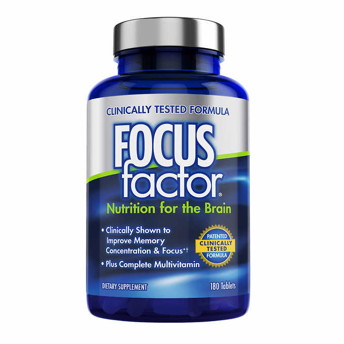 FOCUSfactor Nutrition for the Brain Dietary Supplement, 180 Tablets  FOCUSfactor 大腦營養補充劑，180 片
