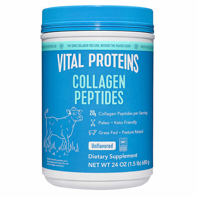 Vital Proteins Collagen Peptides, Unflavored, 24 oz 膠原蛋白