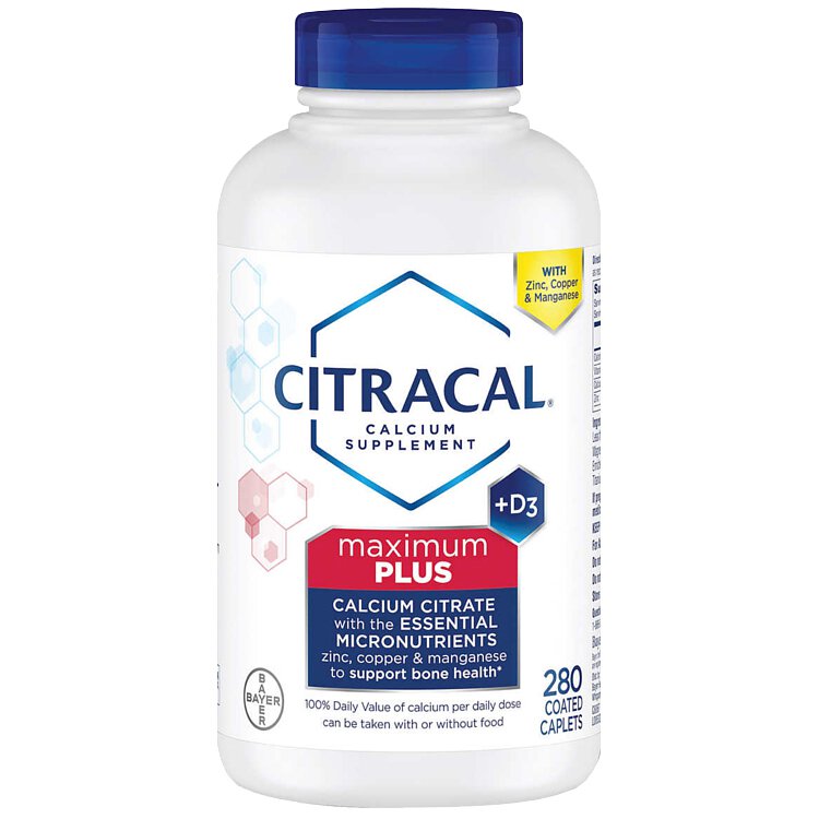 Citracal, 升級版優效維生素 D3 280片裝   #1 醫生推薦的鈣品牌
