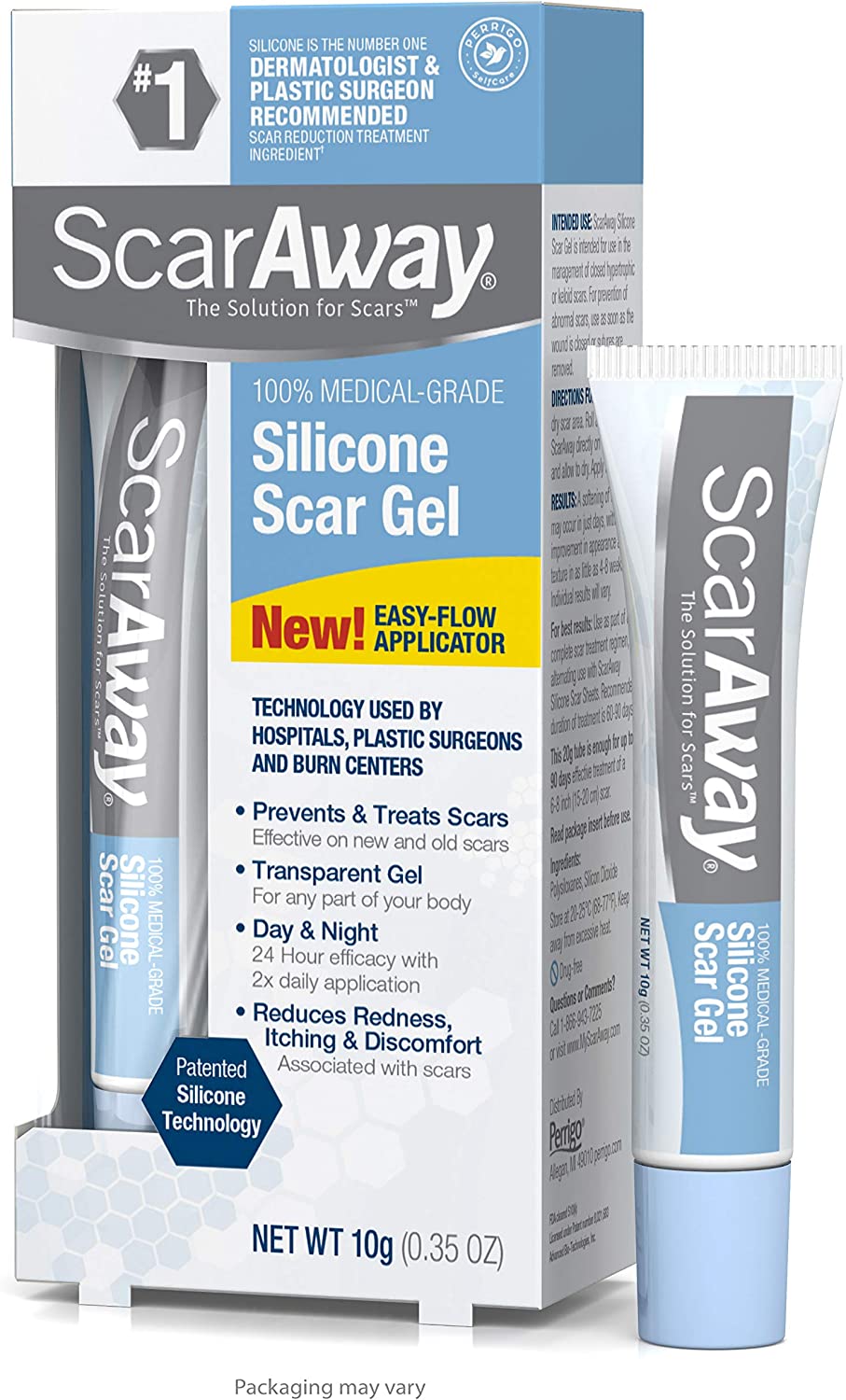 ScarAway Scar Diminishing Gel 100% 醫用級矽膠疤痕凝膠 (皮膚科醫生推薦) 10g
