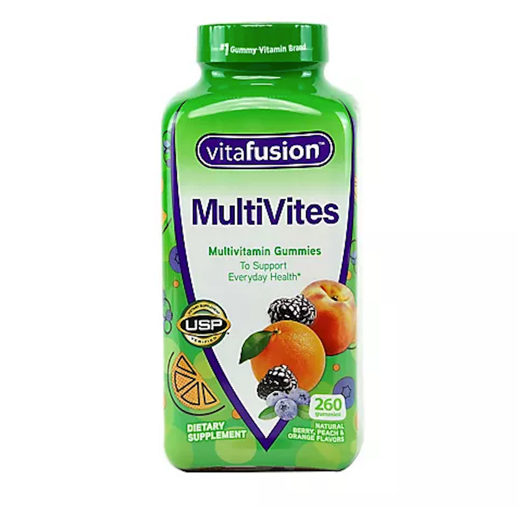 美國 Vitafusion Multi-Vitamins 成人綜合多種維他命 大瓶裝 260粒 軟糖